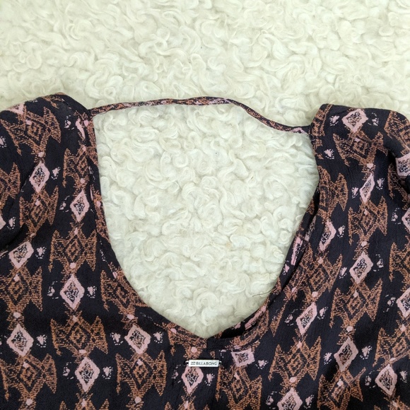 BILLABONG boho Button Down Top - Picture 8 of 8